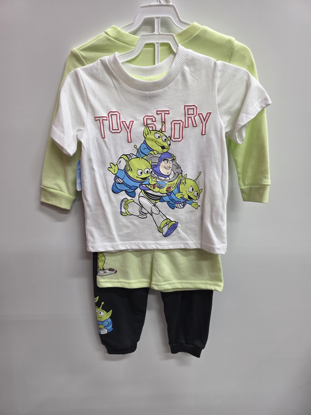 Toy Story Kids 4-Piece  Set - White & Light Green